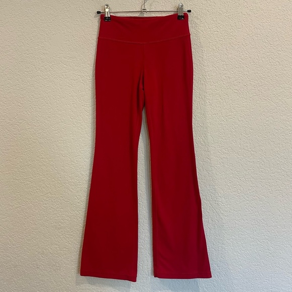 Athleta Girl High Rise Chit Chat Flare Pants in Red - Large / 12 - Picture 1 of 4
